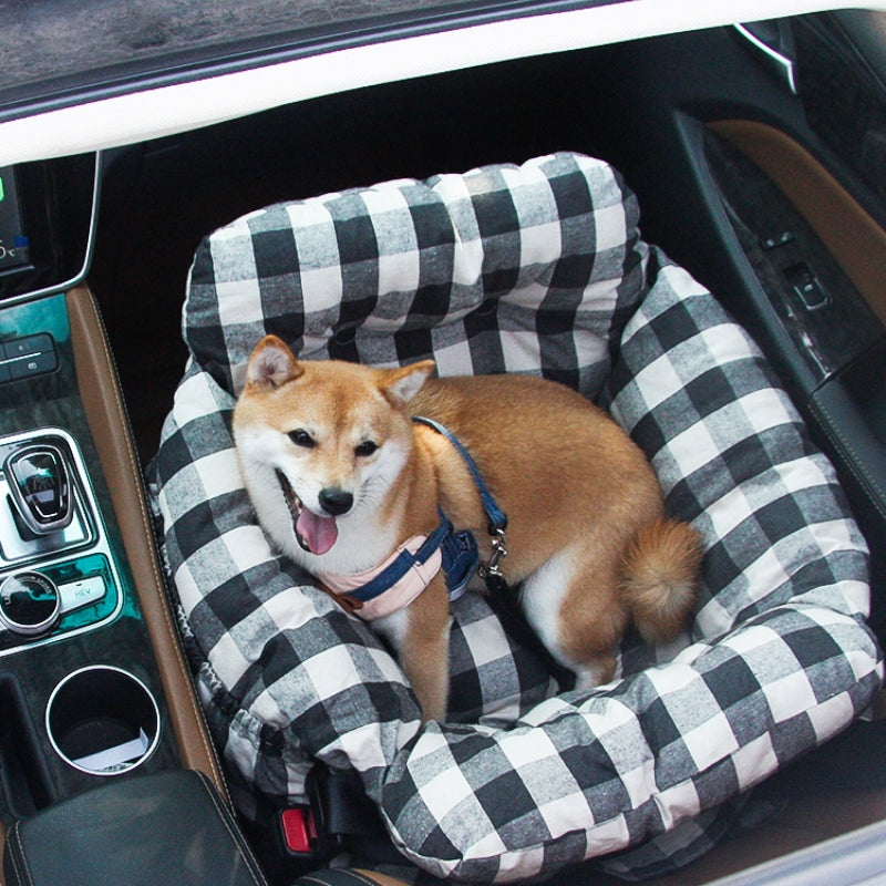 Cama portátil para assento de carro para caminhadas de cães grandes