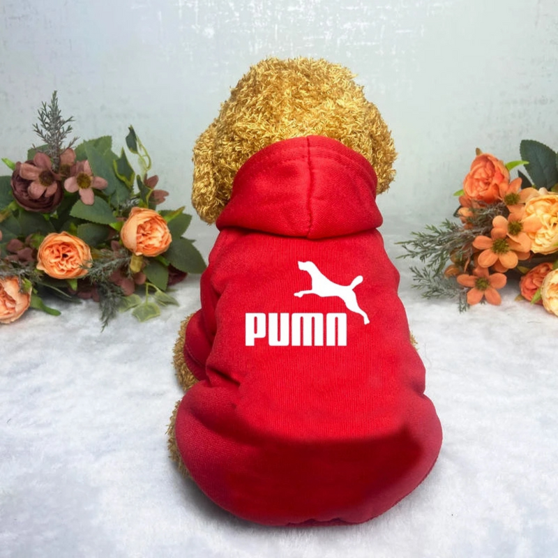 Roupinha Pet Moleton com Capuz Puma