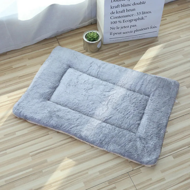 Cama Pet Cobertor Manta Almofada de Veludo para Cães e Gatos