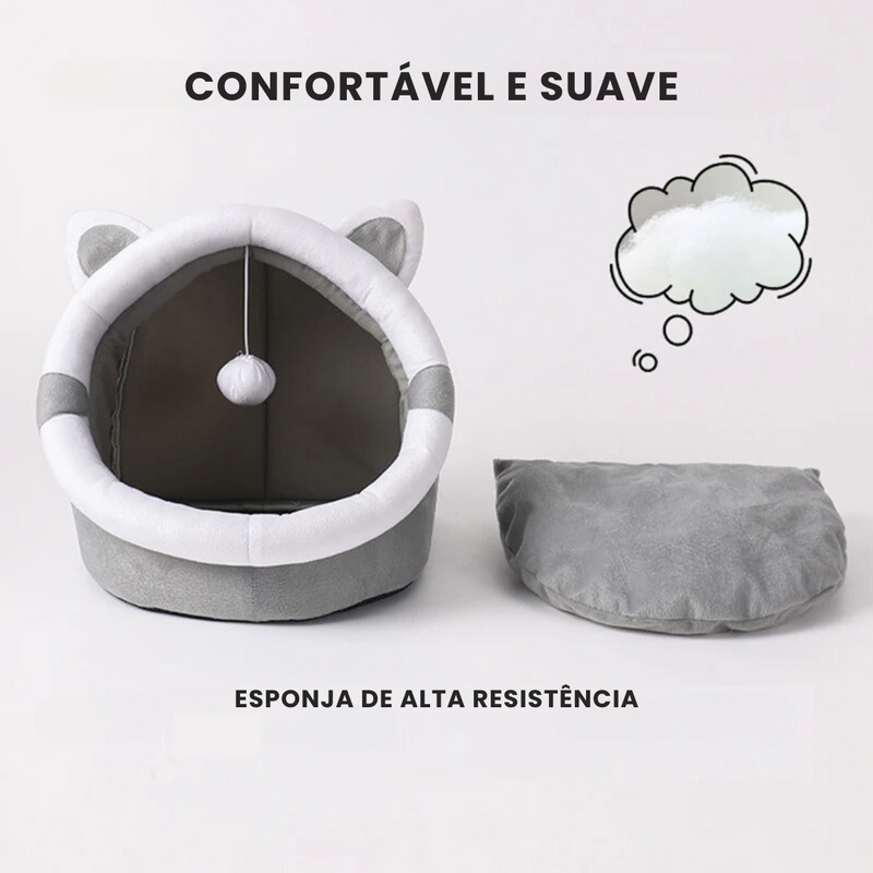 Cama Iglu Acolchoada  para Gatos