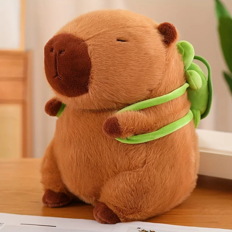 Brinquedo Pelúcia Capivara Fofa para Cães e Gatos