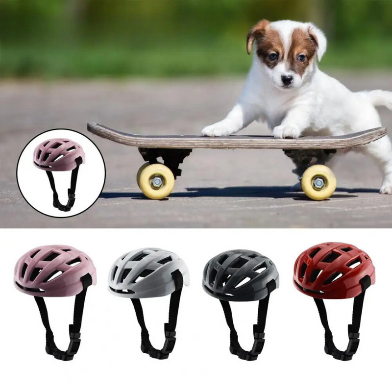 Capacete de Cachorro para Proteção em Motos e Bicicletas