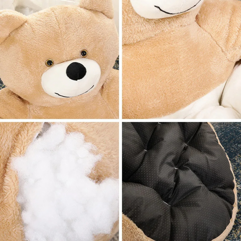 Cama Ninho Semi-Fechada em Formato de Urso