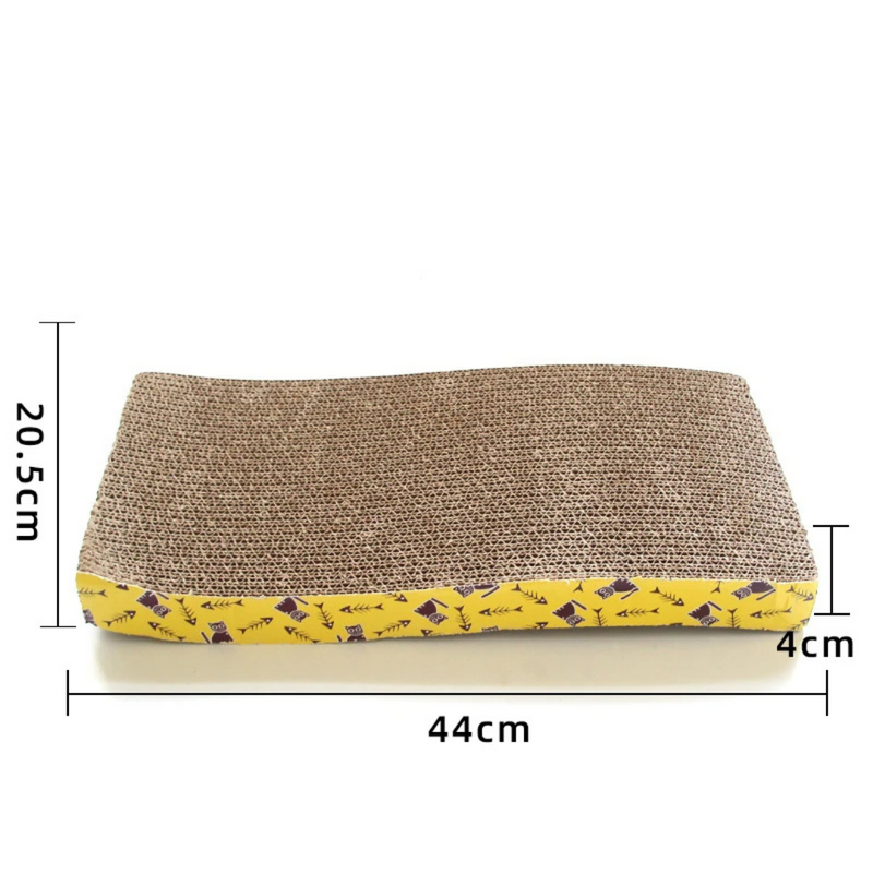 Brinquedo Arranhador Scratching Board Tábua Rampa Ondulada para Gatos