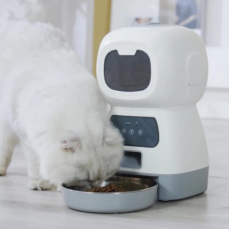 Alimentador Comedouro Pet Automático Inteligente Programável para Cães e Gatos