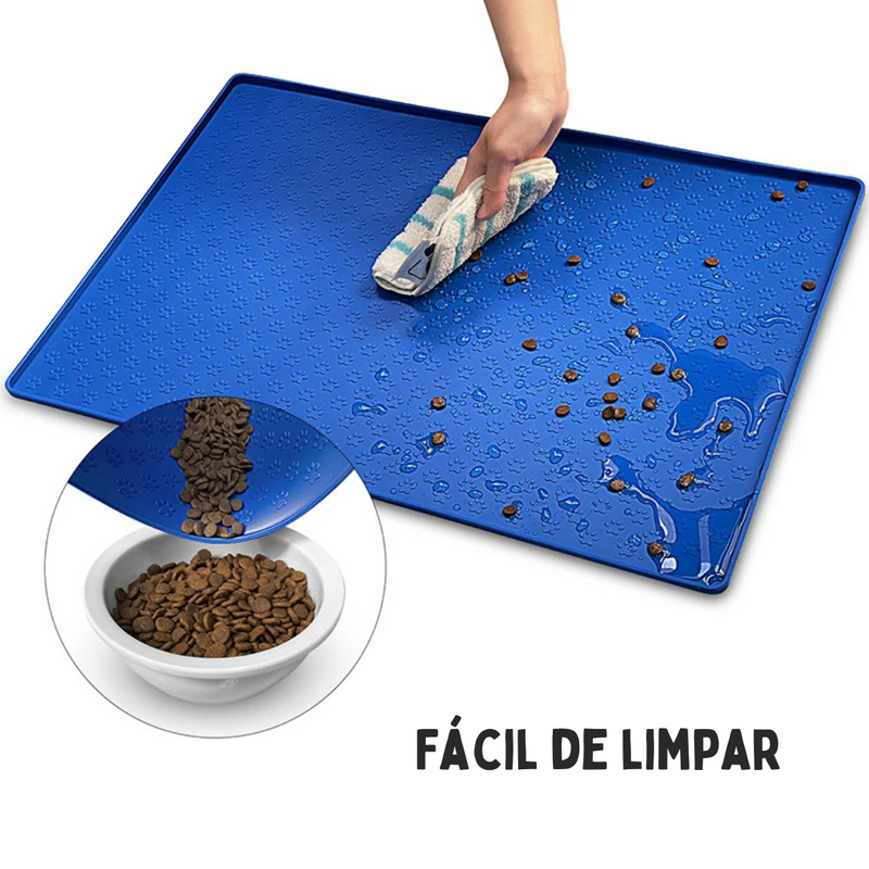 Tapete de Silicone para Alimentação para Cães e Gatos