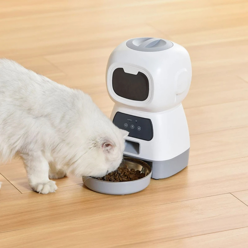 Alimentador Comedouro Pet Automático Inteligente Programável para Cães e Gatos