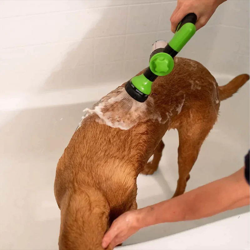 Pistola Pulverizador de Espuma para Banho em Cachorros