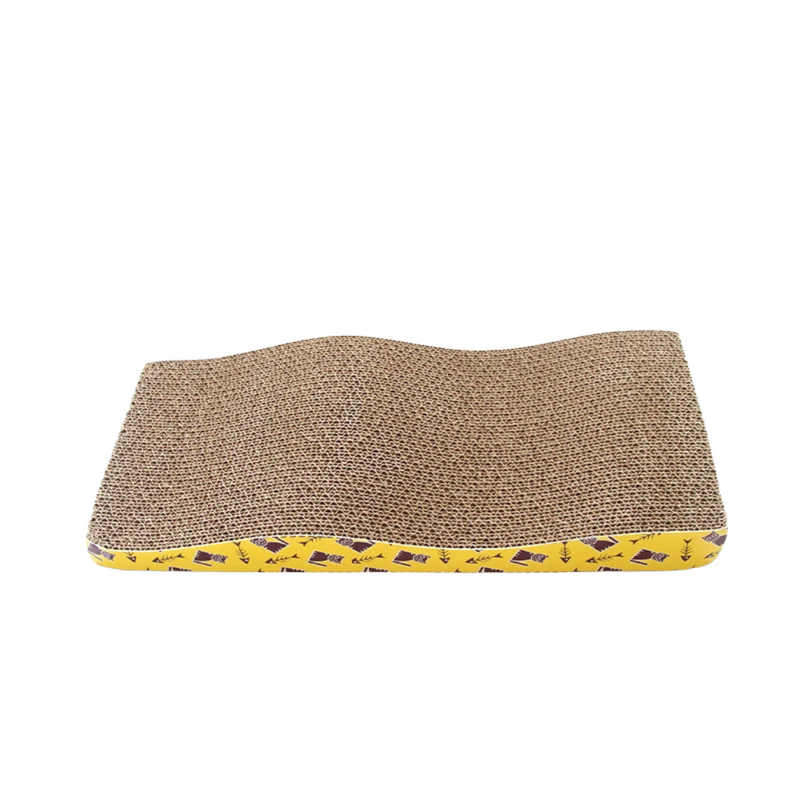 Brinquedo Arranhador Scratching Board Tábua Rampa Ondulada para Gatos