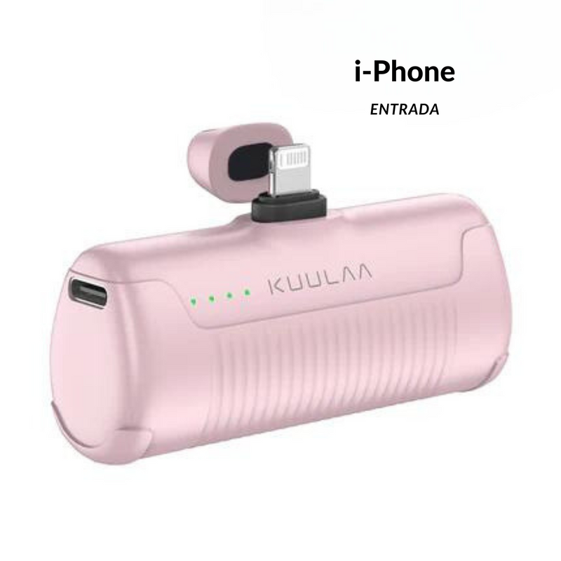 Carregador Portátil Kuula- Mini Power Bank de 4500mAh