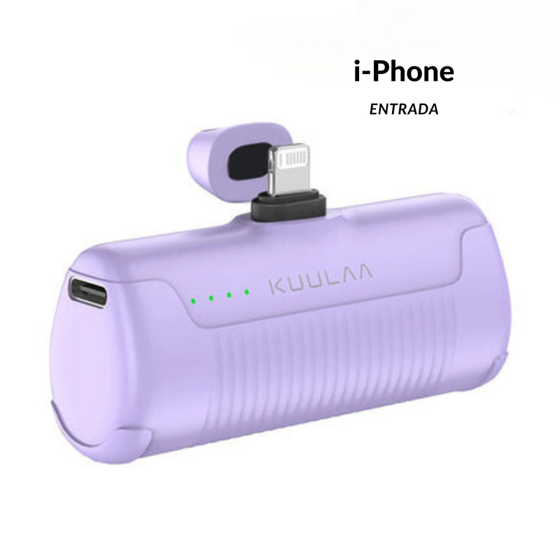 Carregador Portátil Kuula- Mini Power Bank de 4500mAh