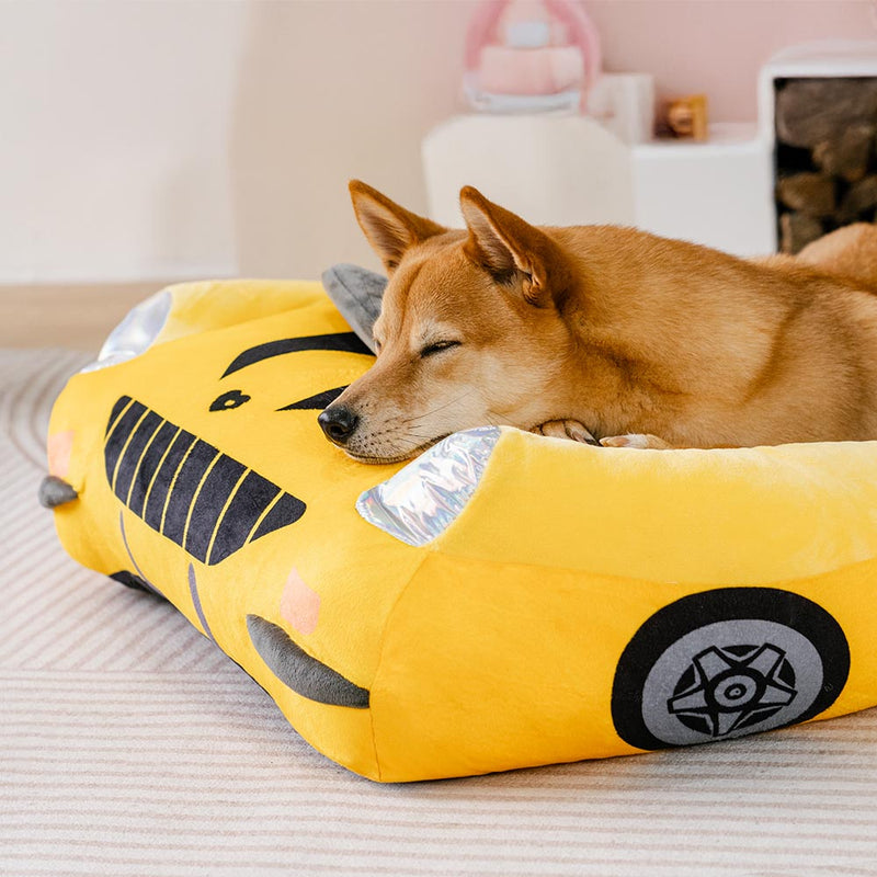 Cama para Animais de Estimação Clássica Conversível com Almofada para Carros de Corrida - Fast＆Fur