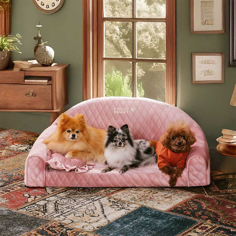 Cama Sofá para Cachorros Pinky Cozy Bolster - Princesa Lord