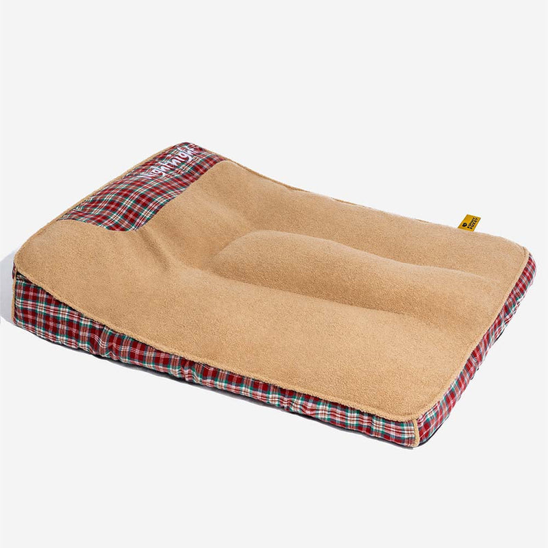 Cama para Cães Retangular Lavável de Pelúcia Extra Grande - Night-night