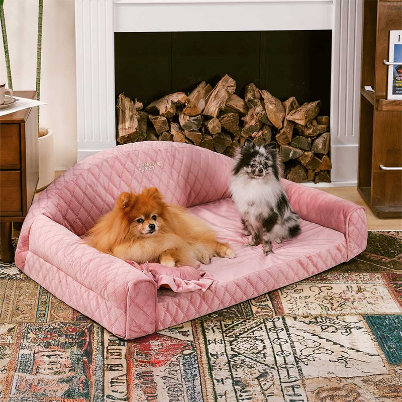 Cama Sofá para Cachorros Pinky Cozy Bolster - Princesa Lord