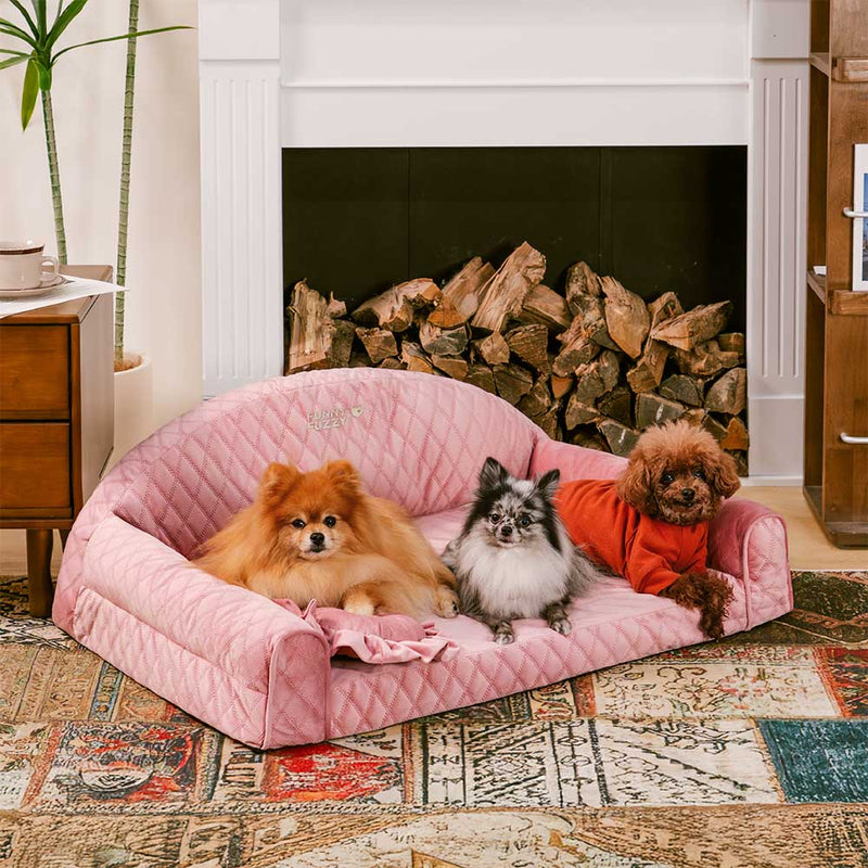 Cama Sofá para Cachorros Pinky Cozy Bolster - Princesa Lord