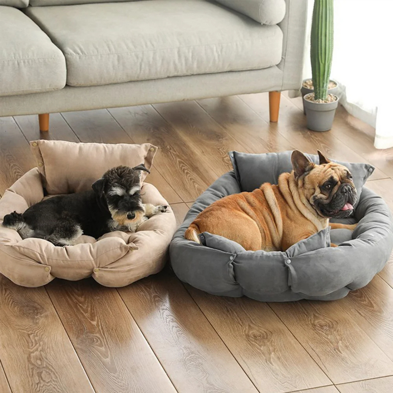 Cama Colchão Sofá Pet 3 em 1 Acolchoado para Cães e Gatos