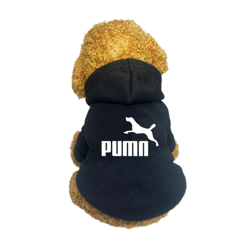 Roupinha Pet Moleton com Capuz Puma