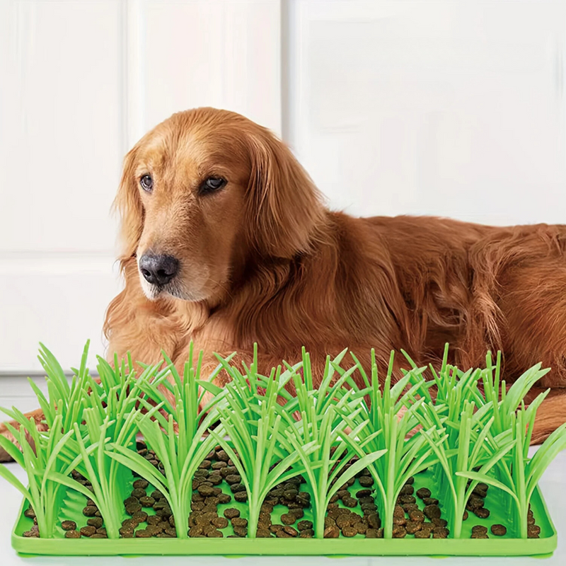 Tapete Grama Silicone Pet Hortinha para Cachorro Esconderijo de Petiscos