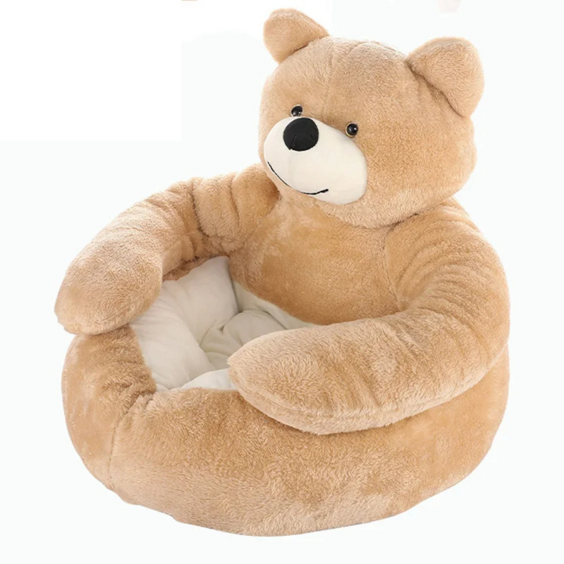 Cama Ninho Semi-Fechada em Formato de Urso