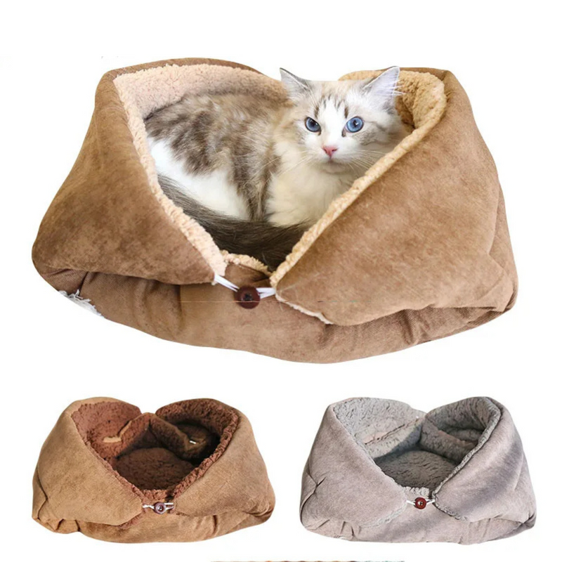 Cama Bolsa Saco de Dormir para Gatos