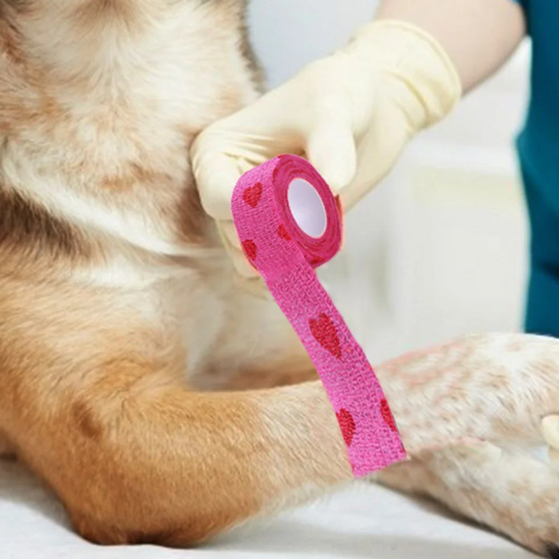 Bandagem Auto Adesiva Atadura para Cachorros e Gatos