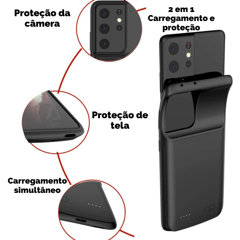 Capa Carregadora Samsung - Power Bank