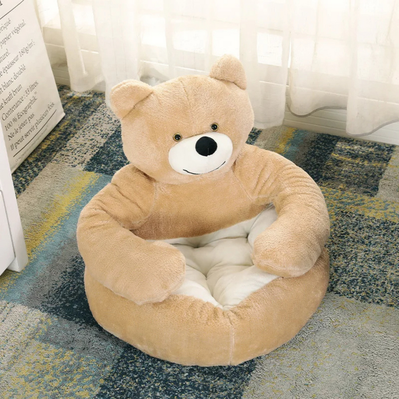 Cama Ninho Semi-Fechada em Formato de Urso