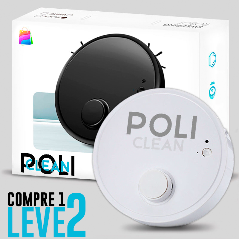 Robô Aspirador Inteligente 4 em 1 - PoliClean® - Compre 1, Leve 2