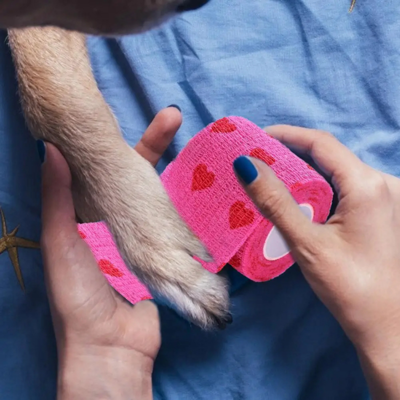 Bandagem Auto Adesiva Atadura para Cachorros e Gatos