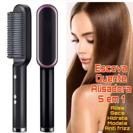 Escova Alisadora Super Hair | Você cuidando do seu cabelo como - Linda como sempre