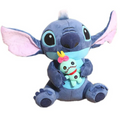 Brinquedo Pelúcia Stitch com Xepa Scrump