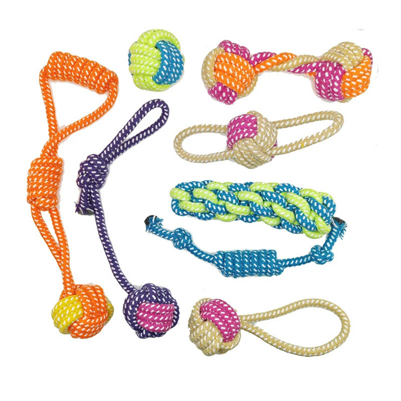 Bolinha Corda Pet Brinquedo Resistente para Cachorros