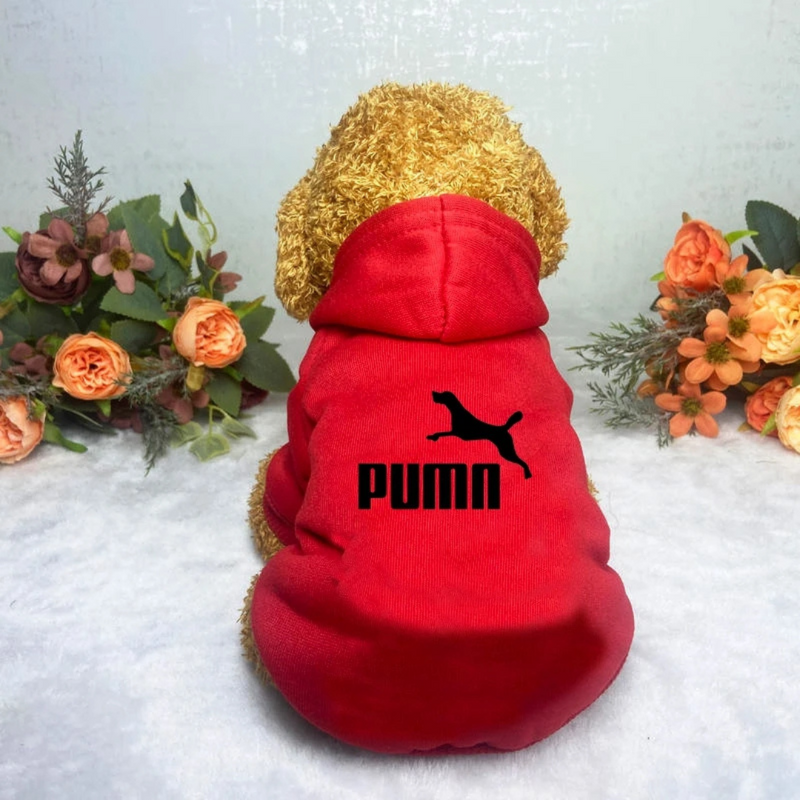 Roupinha Pet Moleton com Capuz Puma