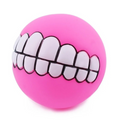 Brinquedo Bola Pet Sorriso Dentadura para Cachorros