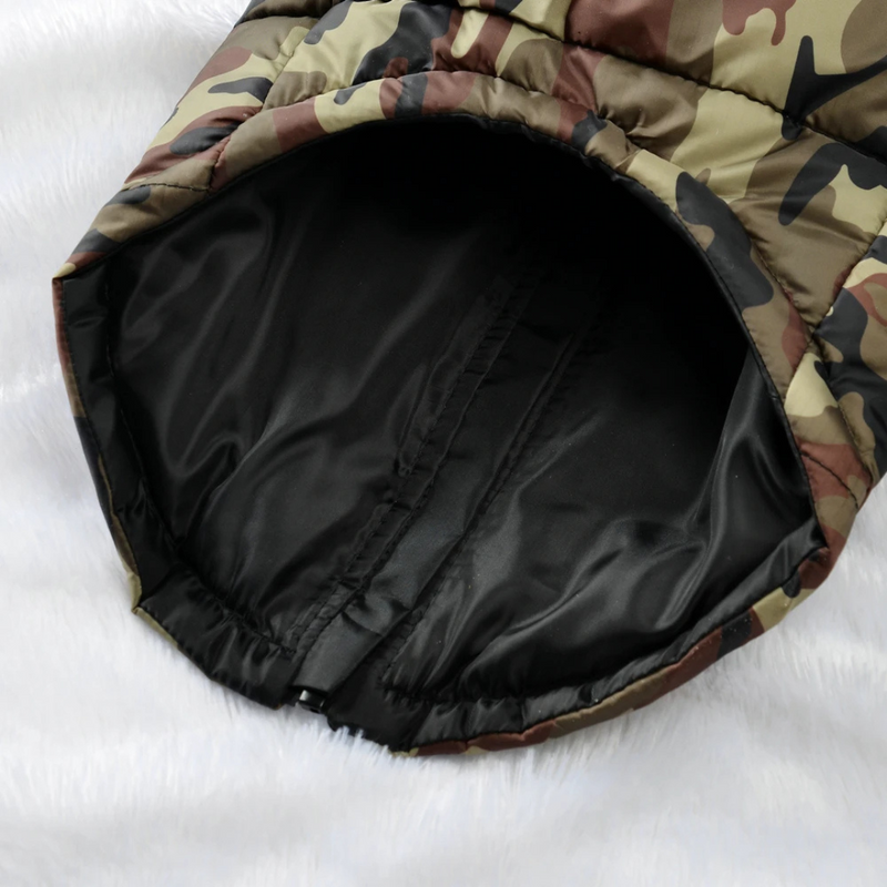 Roupa Jaqueta Camuflada Pet Colete Militar para Cachorros