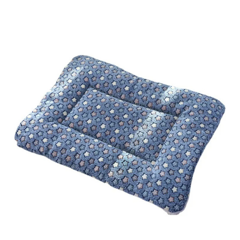 Cama Pet Cobertor Manta Almofada de Veludo para Cães e Gatos