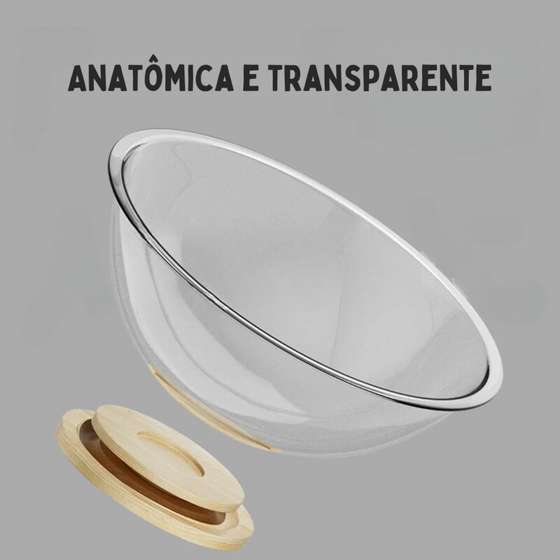 Caminha Cápsula para Gatos Cesto Ninho Transparente