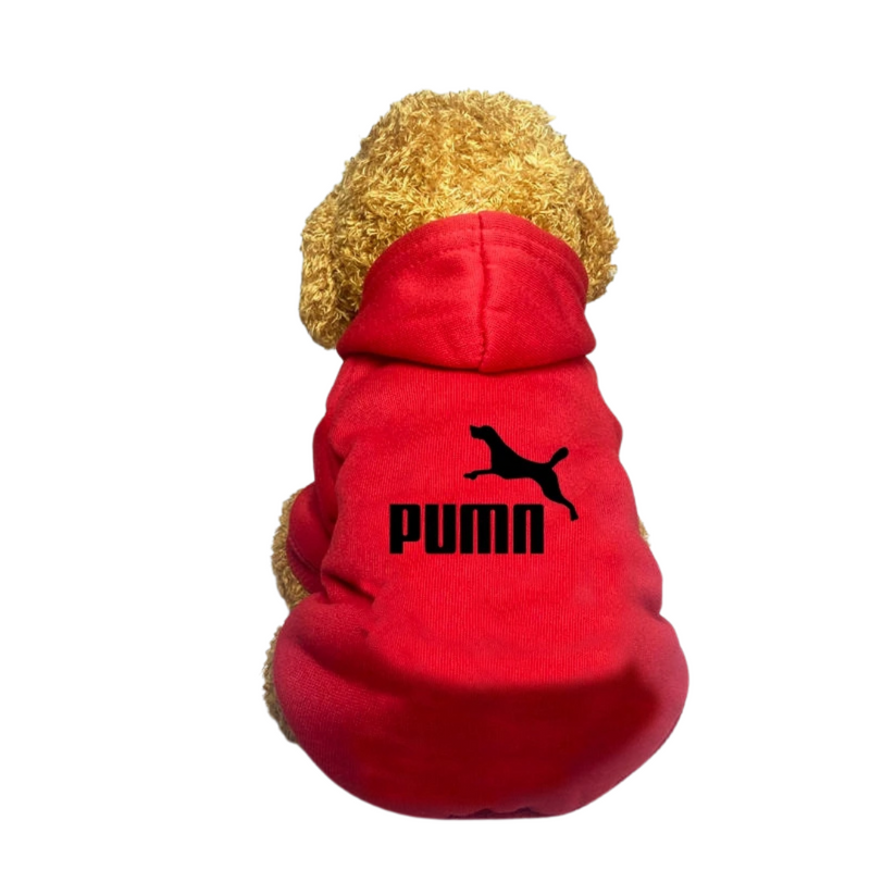 Roupinha Pet Moleton com Capuz Puma