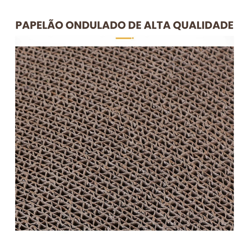 Brinquedo Arranhador Scratching Board Tábua Rampa Ondulada para Gatos