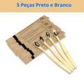 Conjunto de Escovas de Dentes de Bambu | Kit com 5 ou 10 Escovas