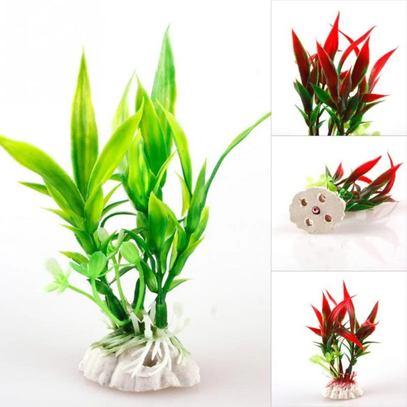 Planta para Decoração Enfeite de Aquário Tanque de Peixe