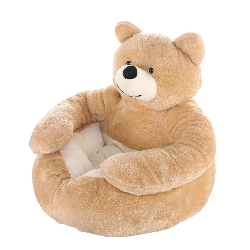 Cama Ninho Semi-Fechada em Formato de Urso