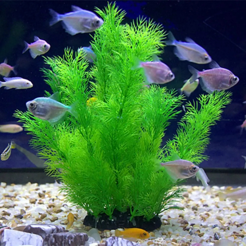 Planta Ornamental para Decoração Enfeite de Aquário Tanque de Peixes