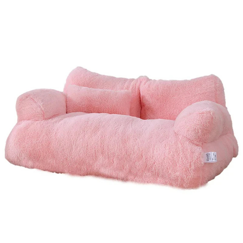 Sofá Pet Plush Cama Sofazinho para Cães e Gatos