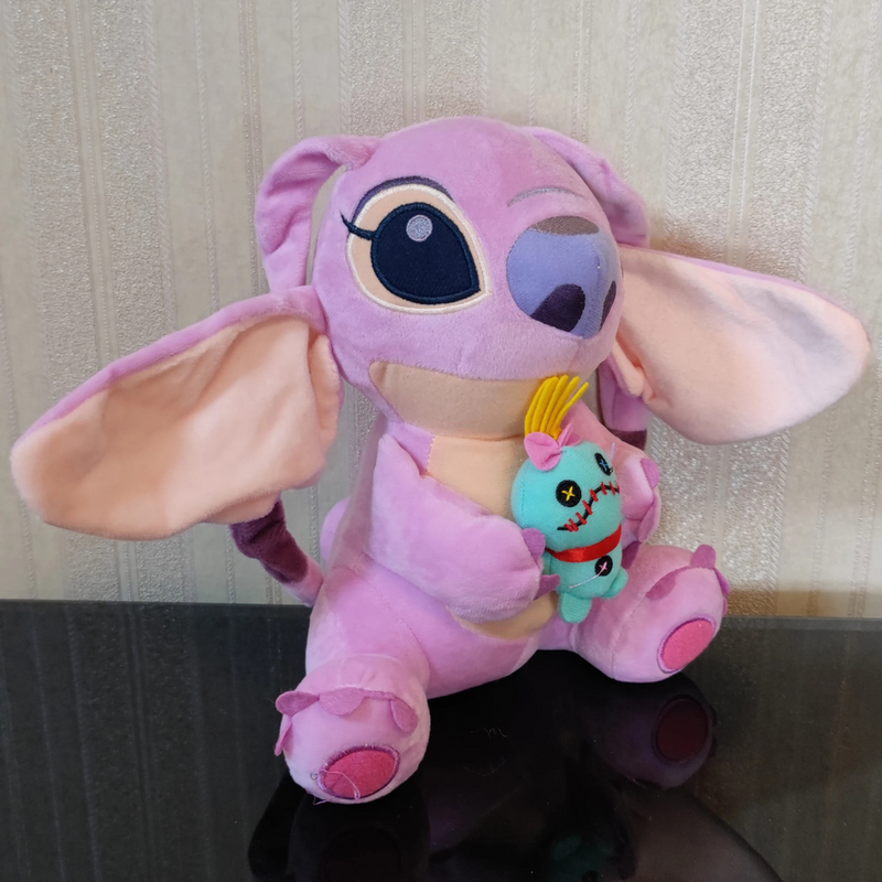 Brinquedo Pelúcia Stitch com Xepa Scrump