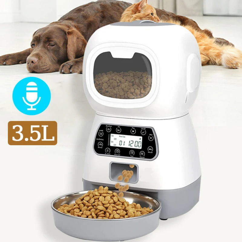 Alimentador Comedouro Pet Automático Inteligente Programável para Cães e Gatos