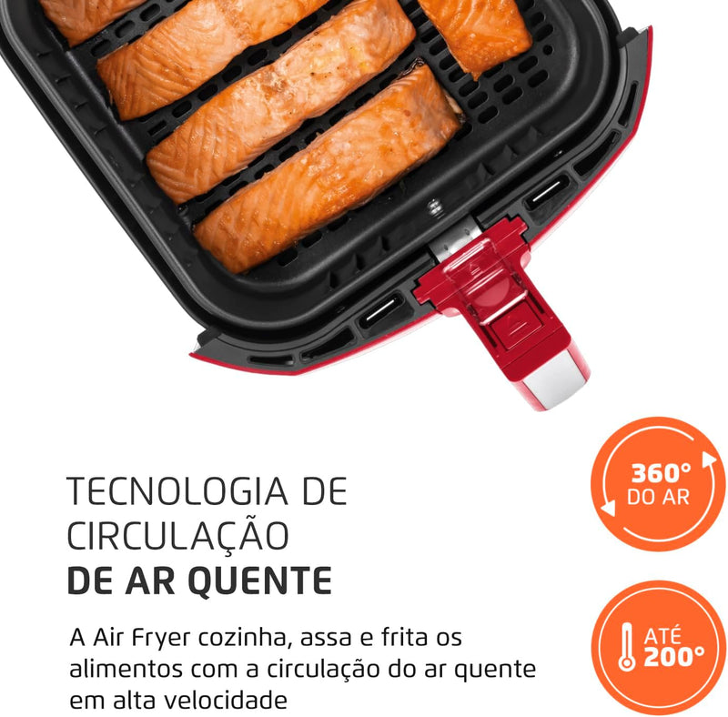 🔥 COMPRE 1 E LEVE 2! 🌟Transforme Sua Cozinha com a Fritadeira Sem Óleo Air Fryer Mondial 5L!🌟🔥 COMPRE 1 E LEVE 2!