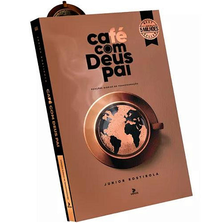 Café Com Deus Pai - Porções Diárias De Paz - 2025 - Junior Rostirola - Livro Físico