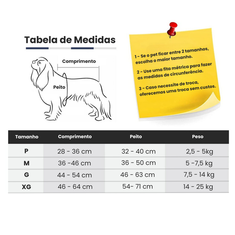 Peitoral Coleira Anti Fuga Reflexivo para Cães de Médio Porte